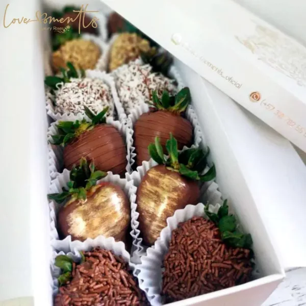 fresas con chocolate sweet Love Moments