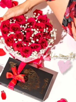 Duo Corazon Love Moments Floristeria Medellin