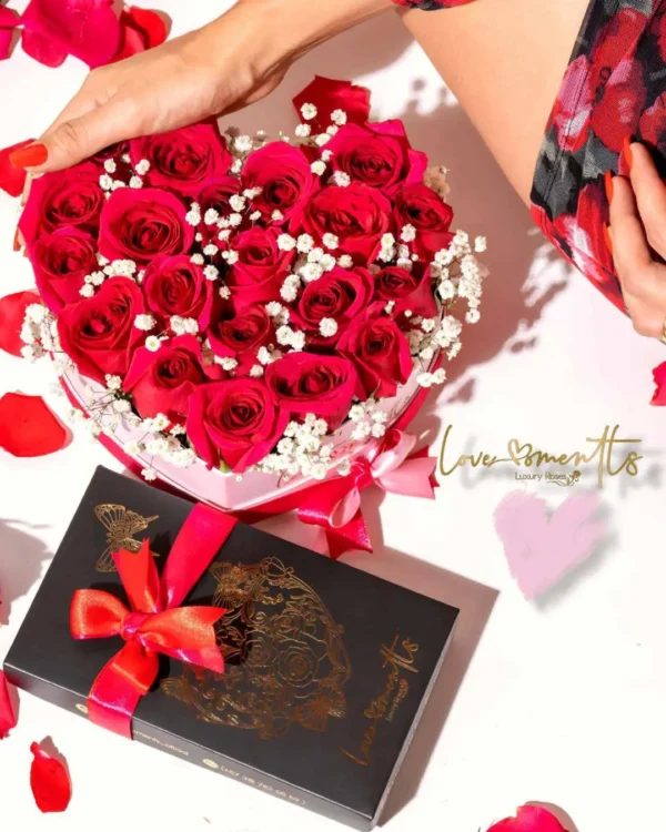 Duo Corazon Love Moments Floristeria Medellin