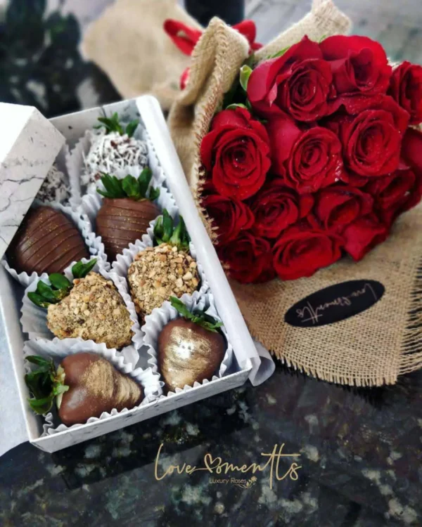 Duo Perfecto yugos love moments floristeria medellin
