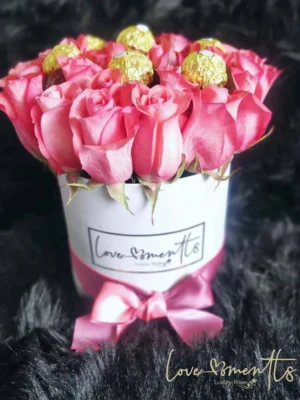Glow Ferreros Ramos de flores Love MOments Floristeria Medellin